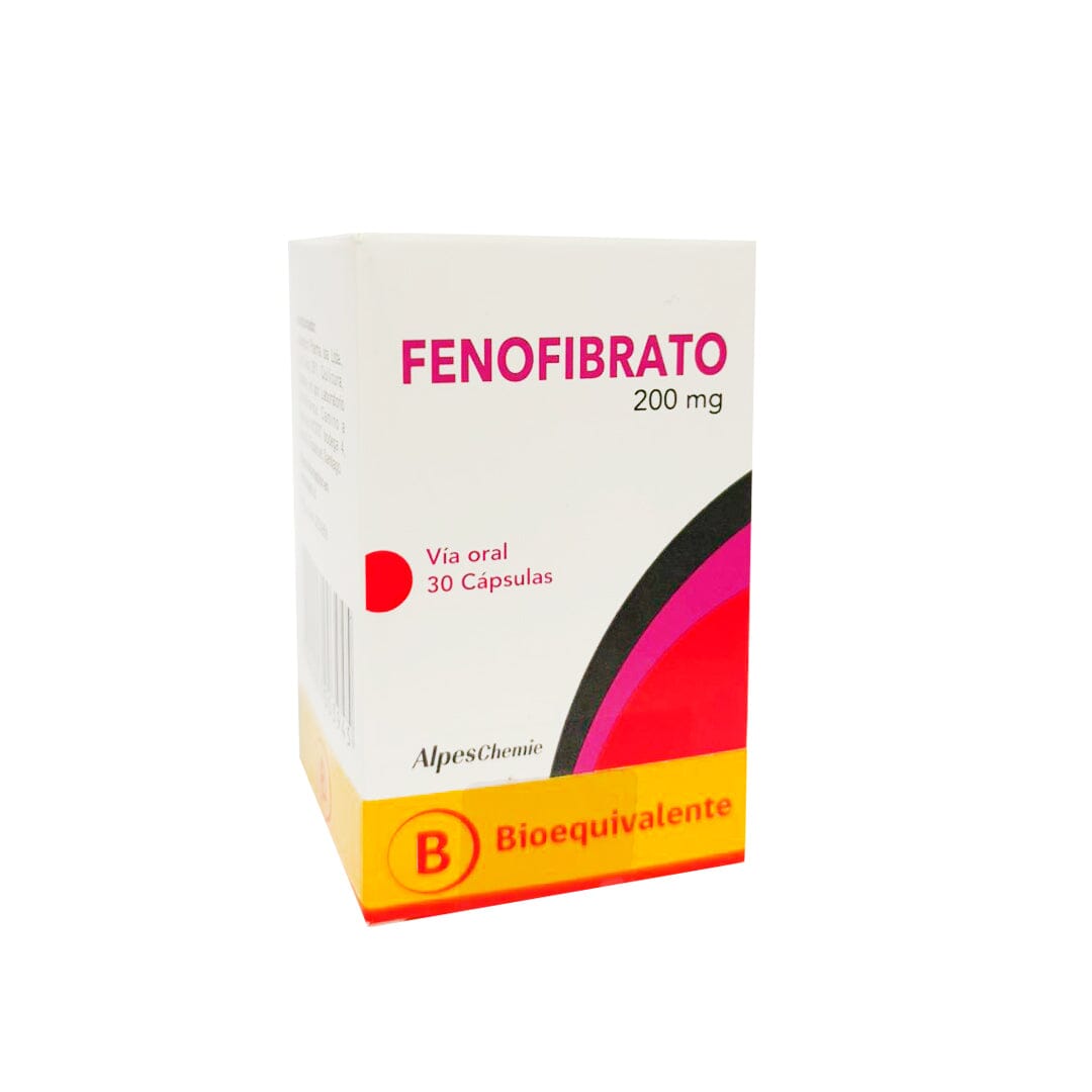 Fenofibrato 200 mg x 30 capsulas AlpesChemie